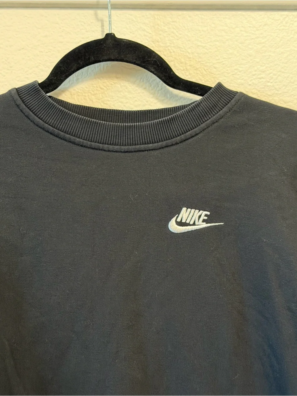 Nike kids Black Crewneck Sweatshirt